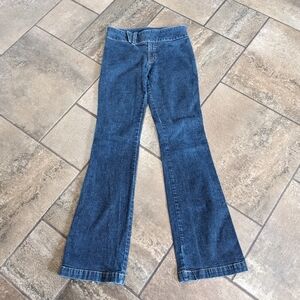 Mavi Vintage Midrise Denim Stretch Flare Pants Jeans Size 27 Blue
